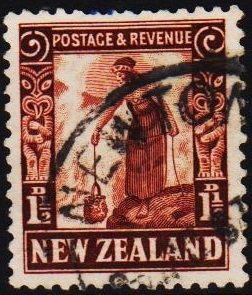 New Zealand. 1935 1 1/2d S.G.558a  Fine Used