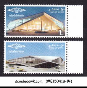 QATAR - 2018 QATAR NATIONAL LIBRARY - 2V - MINT NH