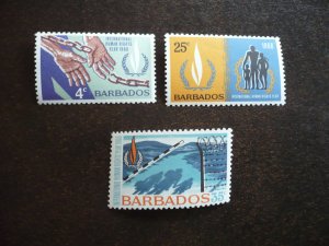 Stamps - Barbados - Scott# 309-311 - Mint Never Hinged Set of 3 Stamps