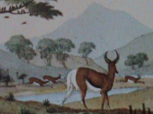 ​NAGALAND- PROTECTING ANIMALS IMPERF MNH S/S-VF EST.VALUE $6-50% OFF PROMOTING