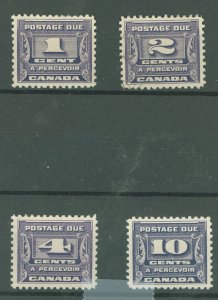 Canada #J11-J14  Single (Complete Set)