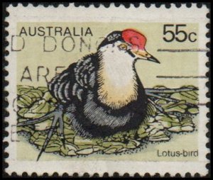 Australia 686 - Used - 55c Lotus-Bird (1978) (cv $0.60)