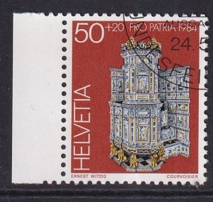 Switzerland  #B506  cancelled 1984  Pro Patria stoves 50c