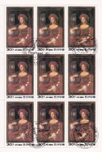 SA Korea 1984 500th Anniv of Birth of Raphael, 3 used sheets CV$15