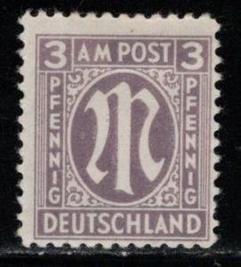 Germany AM Post Scott # 3N2, mint nh