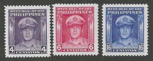 Philippines 519-521  Complete MNH SC:$3.75