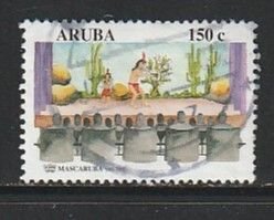 2001 Aruba - Sc 206 - used VF - 1 single - Actors and audience