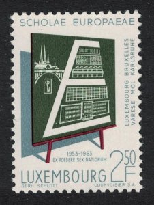 Luxembourg Tenth Anniversary of European Schools 1963 MNH SG#716