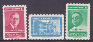 Panama 427-29 MNH 1959 50th Anniversary National Institute Set of 3