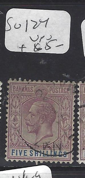 BAHAMAS  (P1810B)    KGV   5/-  SG 124   VFU