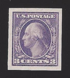 US #484 1916-17 Violet Type II Imperf Unwmk MNH VF Scv $18