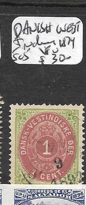 DANISH WEST INDIES  (P1304B) SG  5    VFU