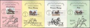 #2756-59 Sporting Horses Reid Maxi FDC Set