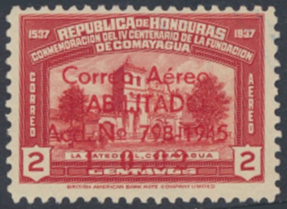 Honduras    SC# C145 Used     see details & scans