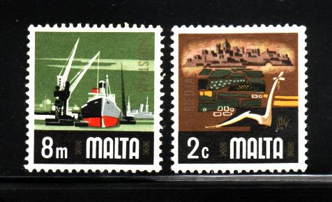 Malta 457, 460 MNH Various