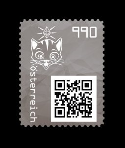 Austria 2021 MNH Stamp Crypto Stamp Black Type Cat Ethereum