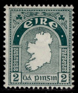 IRELAND GV SG74, 2d grey-green, M MINT.