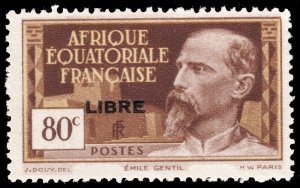 French Equatorial Africa #105  MNH - Stamps of 1936-40 Overprinted (1940)