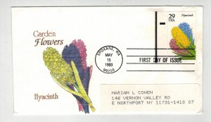 1993 GARDEN FLOWERS HYACINTH SPOKANE WA CANCEL RARE Canning/Cohen 5 ? Made