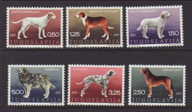 Yugoslavia Dogs 1026-1031 MNH VF