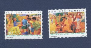 UNITED NATIONS VIENNA - Scott 380-381  - MNH - 2005 - Family