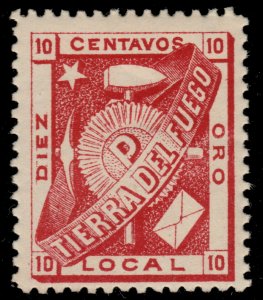 ✔️ CHILE FIRELAND TIERRA DEL FUEGO 1891 - LOCAL POPPER - MI.1 ** MNH  €120 [KH]