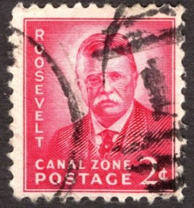 1949, Canal Zone 2c, Used, Sc 138