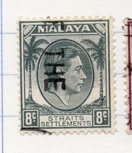 Malaya 1938 Die I Early Issue Fine Used 8c. 202579