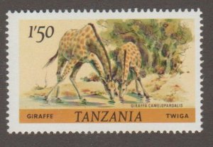 Tanzania 168 Giraffe  - MNH