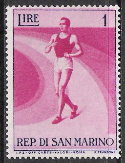 San Marino #345 Sports Walking MNH