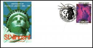 St Vincent 982 Statue of Liberty U/A FDC