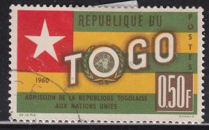 Togo 387 Flag of Togo 1961