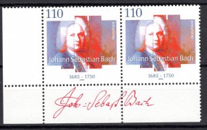 Germany Bund Scott # 2092, mint nh, pair