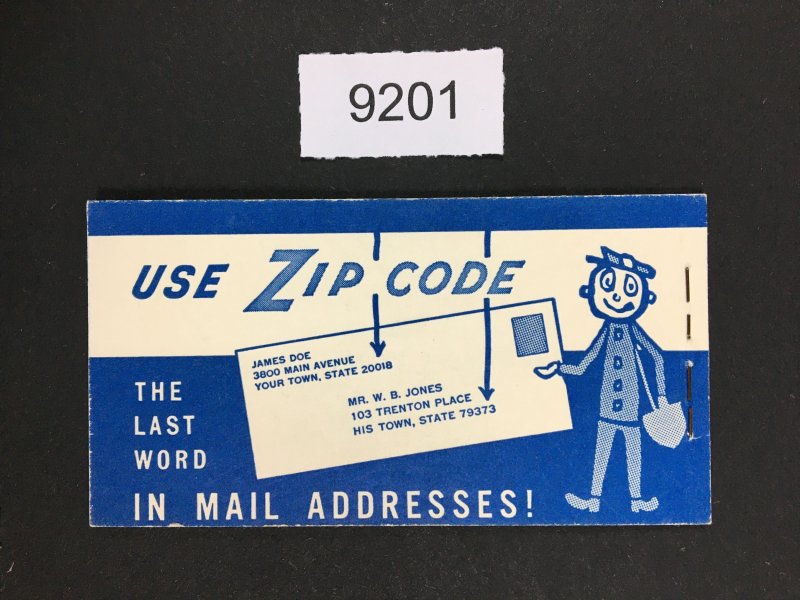 US # BK114 #1213c SLOGAN 2 TAGGED COMPLETE UNEXPLODED BOOKLET $240 LOT #C 9201