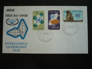 Postal History - Papua New Guinea - Scott# 206-208 - First Day Cover