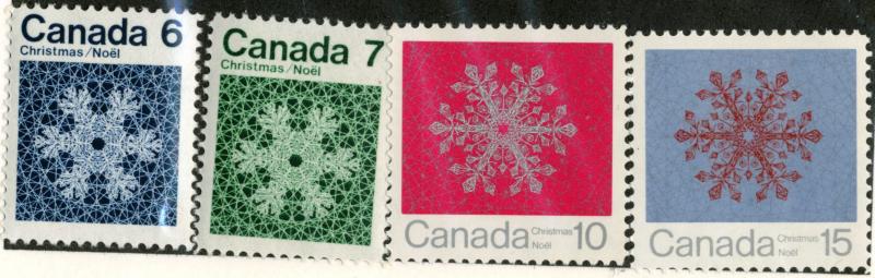 Canada - #554-555-556-557 - MINT NH SET OF 4 STAMPS -1971 - Item C281NS