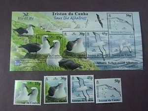 TRISTAN da CUNHA # 726-730-MINT/NEVER HINGED-COMPLETE SET + SOUVENIR SHEET--2003