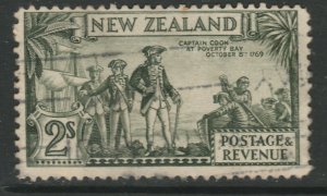 New Zealand Capt. Cook 1935 2sh Used Oceania A18P35F887
