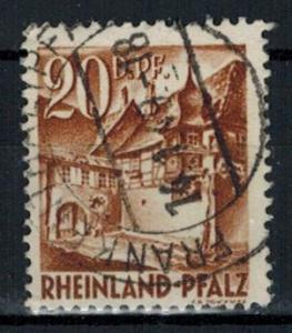 Germany - French Occupation - Rhine Palatinate - Scott 6N23