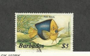 Barbados, Postage Stamp, #658 Used, 1985 Fish