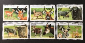 Benin 1996 #930-5, Ungulates, Wholesale lot of 5, MNH,CV $17.25