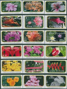 2010 Cook Islands 1618-1635 Flowers 105,00 €