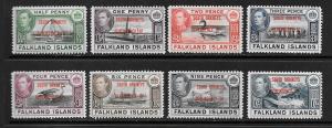 Falkland Is.  Scott #4L1-4L8  Mint NH  Scott CV $30.35