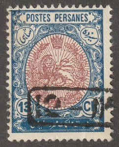 Persian, Stamp, Scott#542,  Used, Hinged, 12ch on 13ch