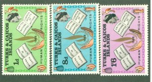 TURKS _ CAICOS 175-7 MNH BIN $0.75