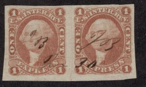 U.S. - R1a - Pair - Fine/Very Fine - Used