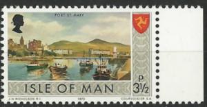 Great Britain-Isle Man # 18   3½p  Port St. Mary  (1)  Mint NH