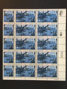 1973 sheet, Boston Tea Party Sc# 1480-3