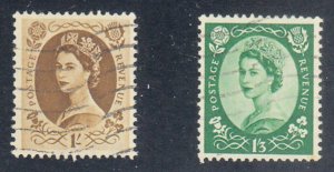 Great Britain - 1953 - SC 306-07 - Used