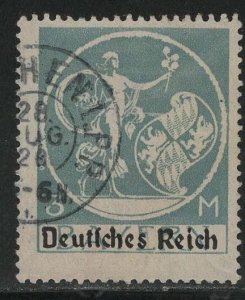 German States Bavaria Scott # 271, used, experts h/s, Mi # DR 134 I